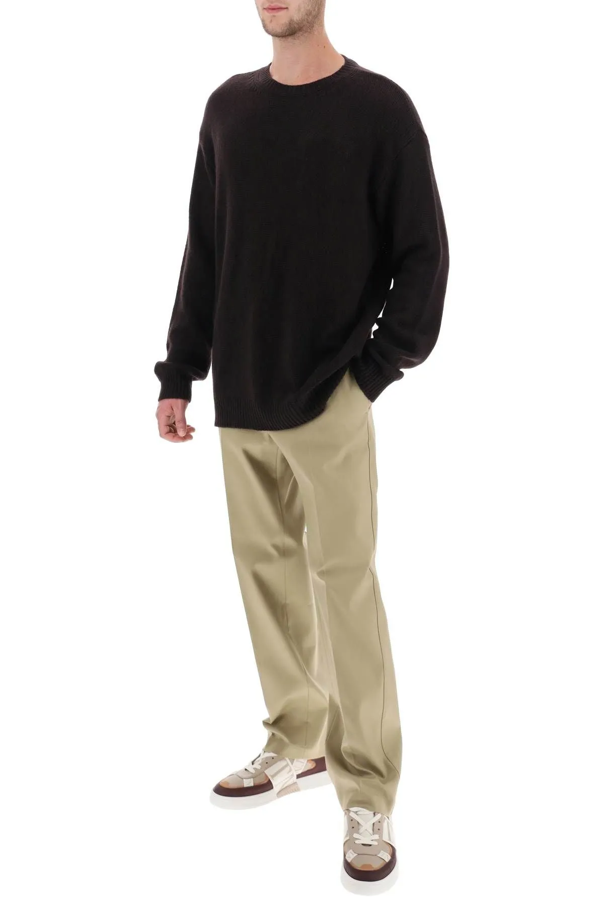 Cashmere Sweater With Stud
