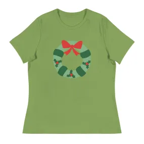 Christmas Wreath 2 Women's Relaxed T-Shirt