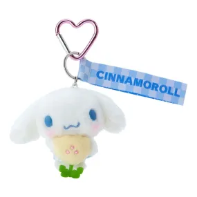 Cinnamoroll Plush Mascot Keychain (Pastel Check Series)