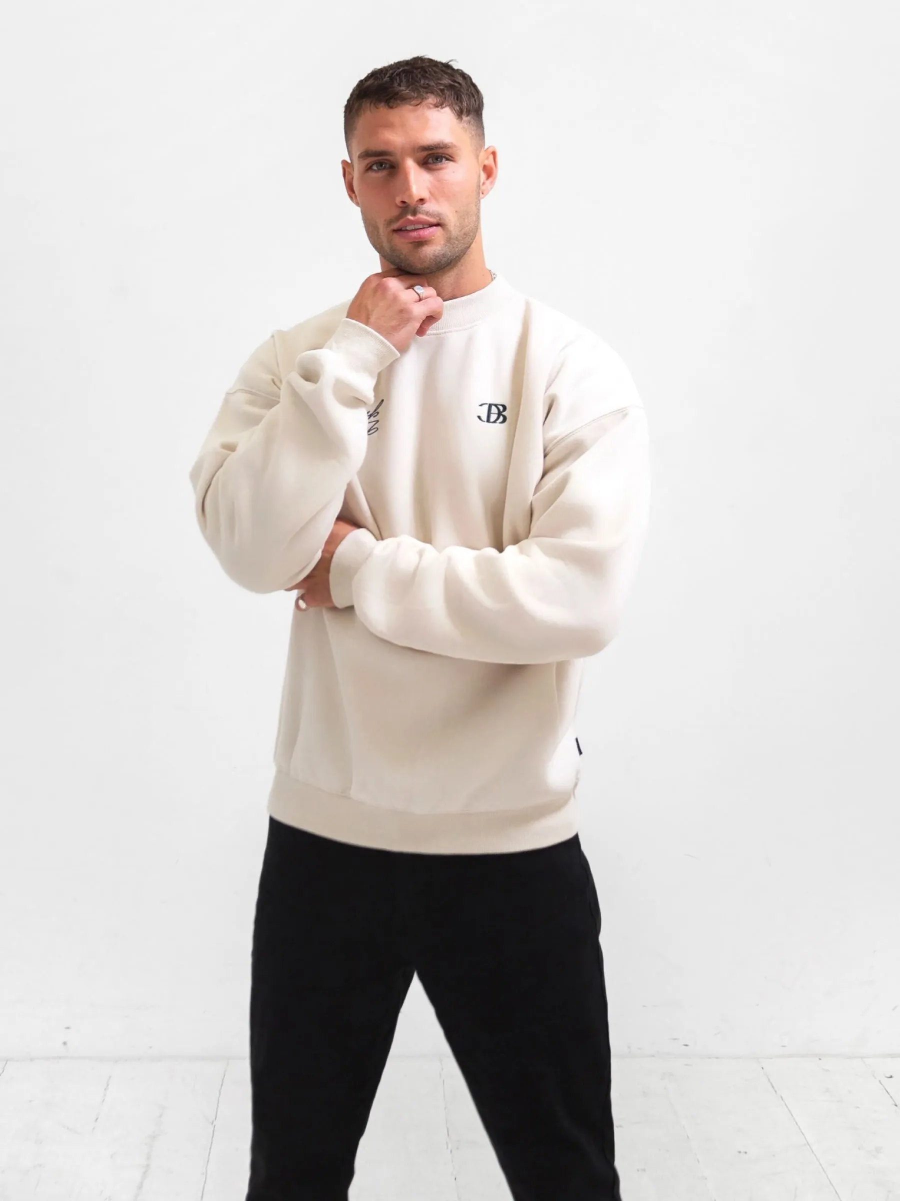 Club Relaxed Sweater - Chalk