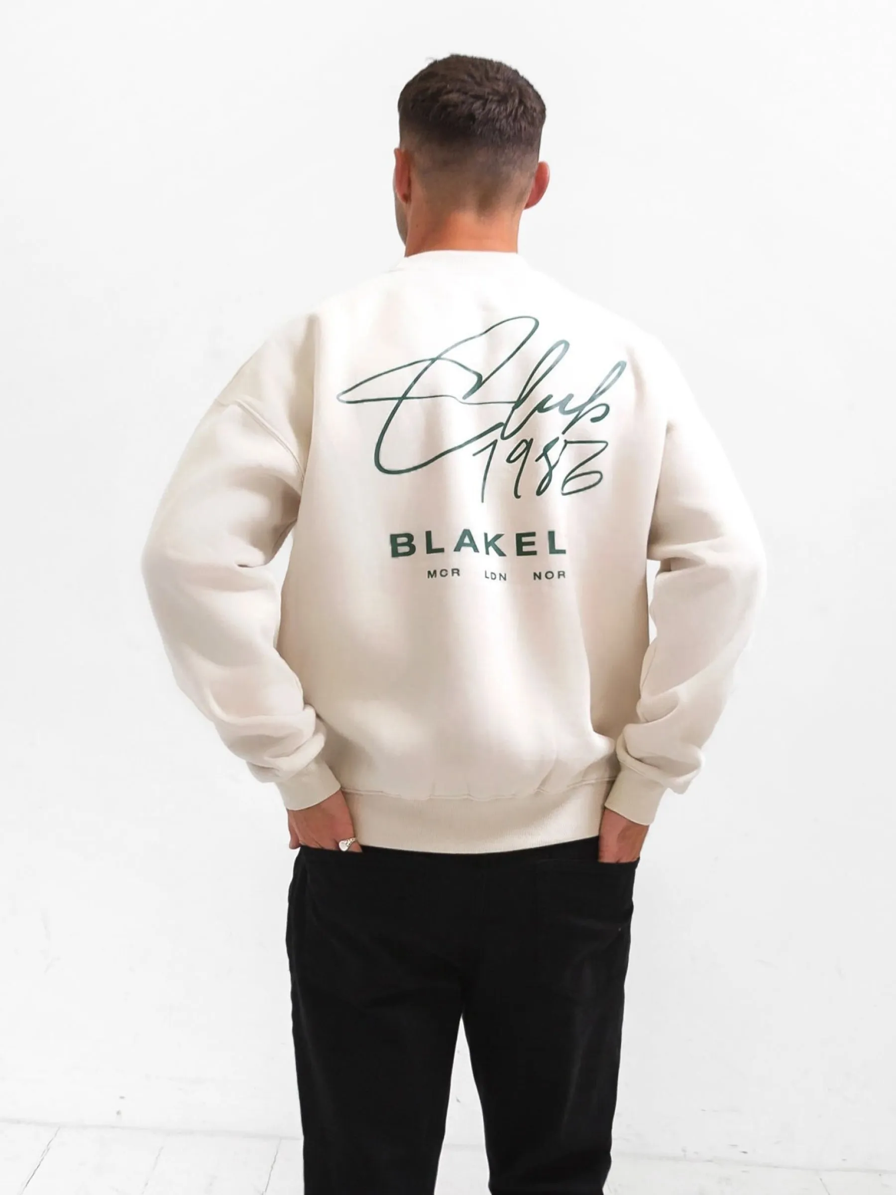 Club Relaxed Sweater - Chalk