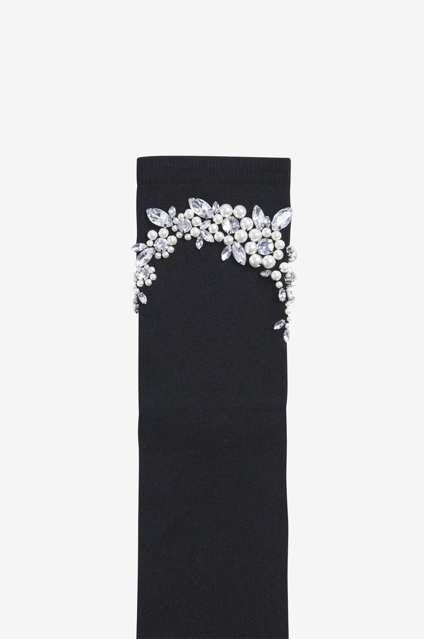 Cluster Flower Beaded Socks