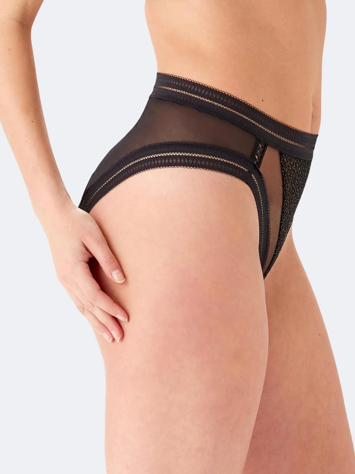 Contradiction High Waisted Brazilian Panties