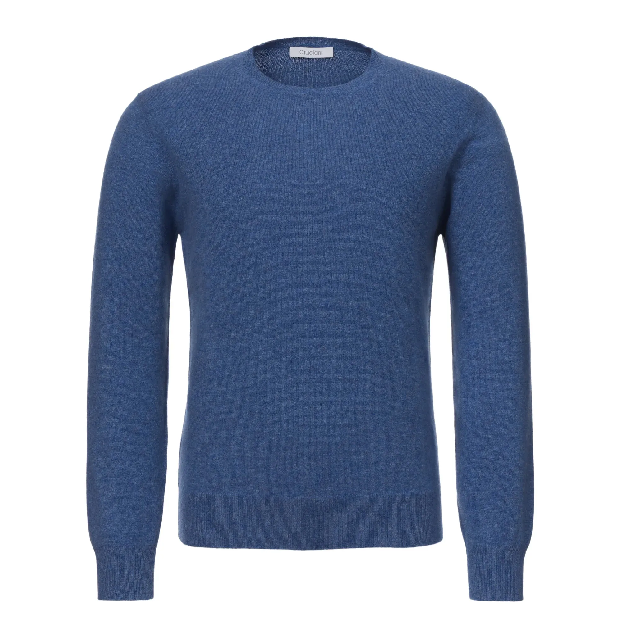 Crewneck Cashmere Sweater in Sky Blue