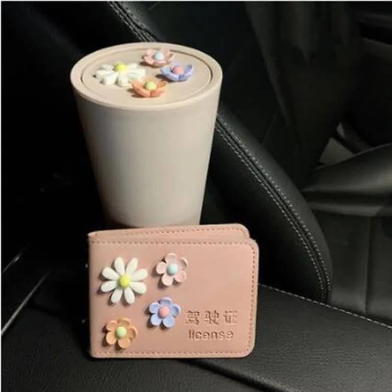 Cute And Creative Car Trash Can Storage Mini Cup Holder