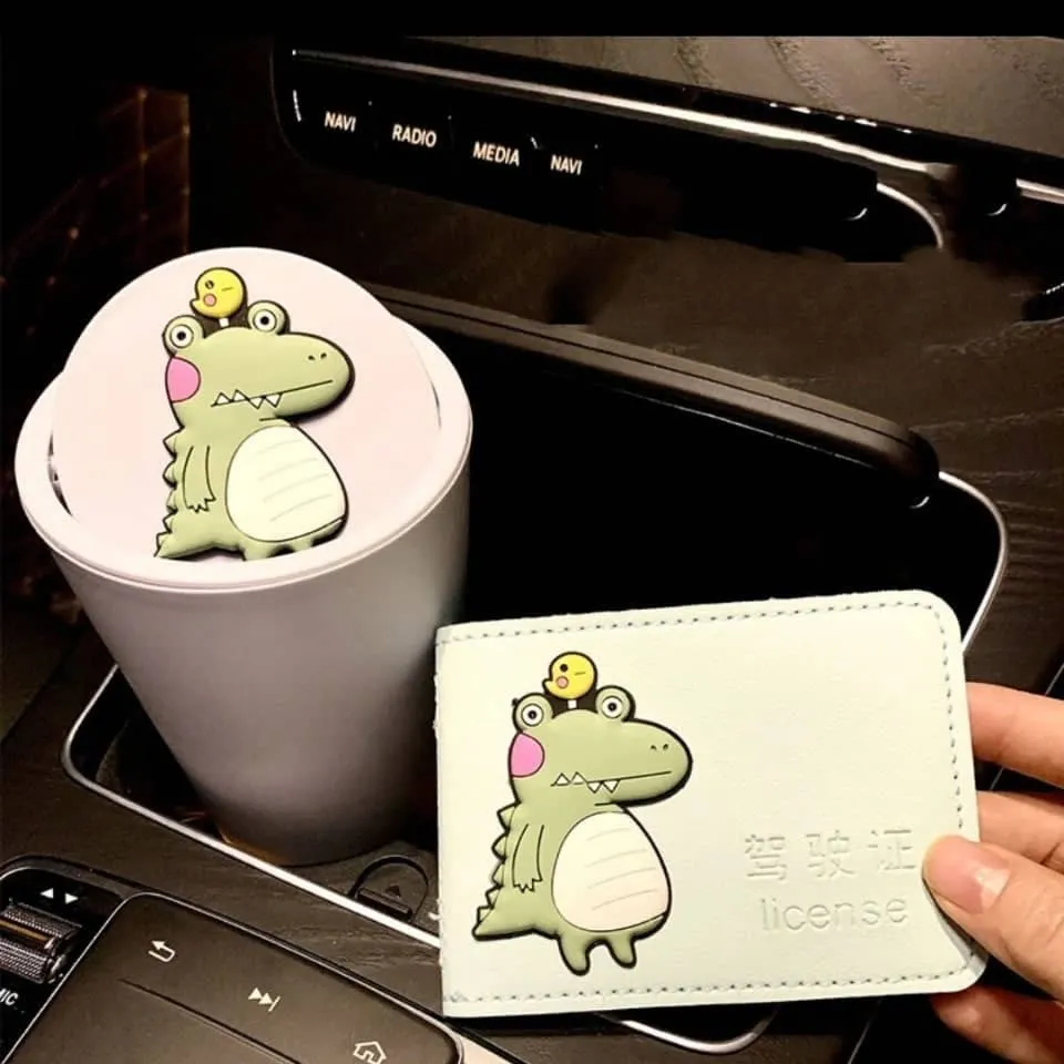 Cute And Creative Car Trash Can Storage Mini Cup Holder