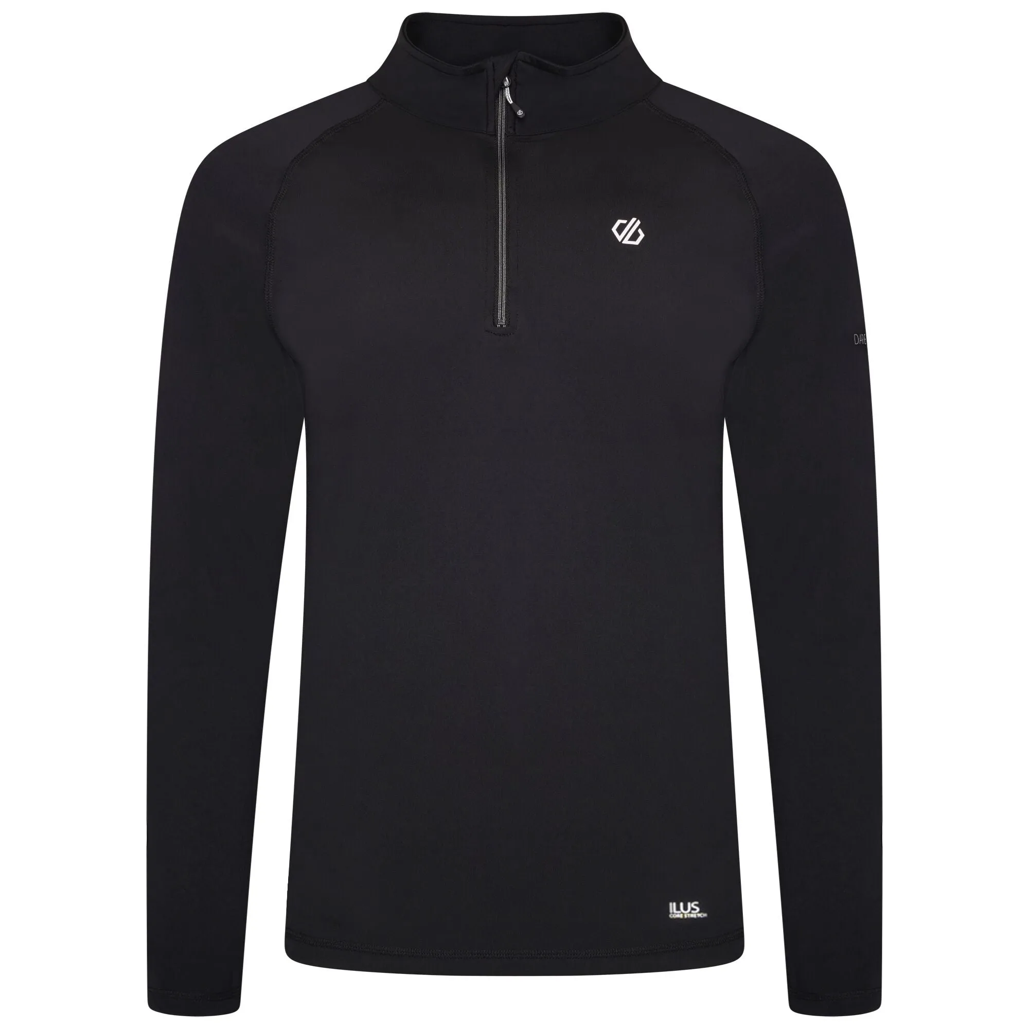 Dare 2B Men's Fuse Up II Core Stretch UPF 50 Quarter Zip Fleece (Black)