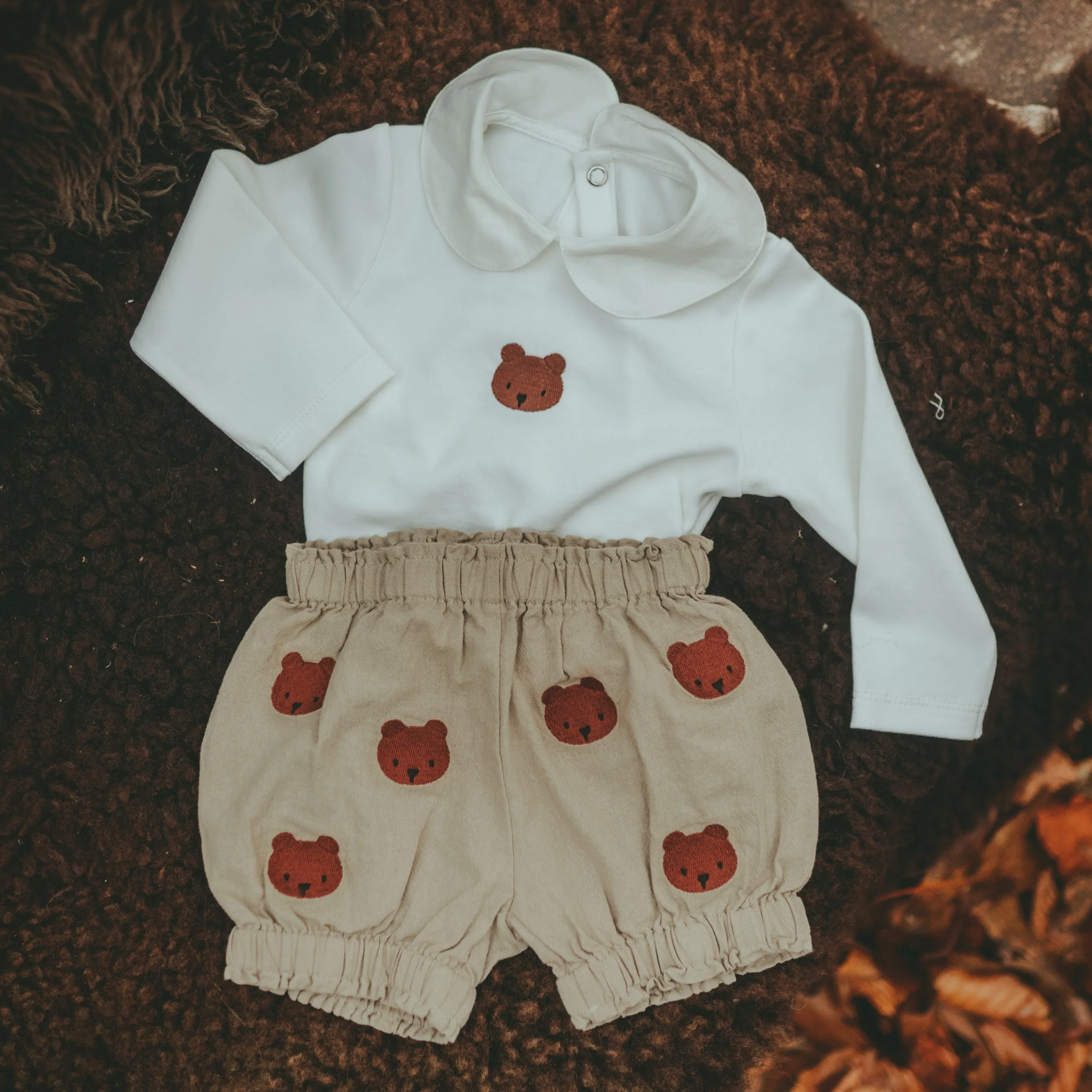 Davo Bodysuit | Bear | Off White