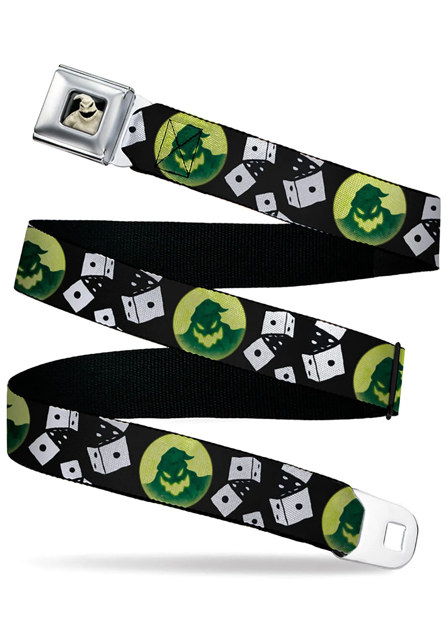 Disney Nightmare Before Christmas Oogie Boogie Rolling Dice Seatbelt Belt