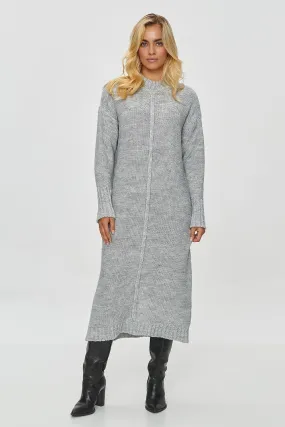 Elegant Longline Sweater Dress