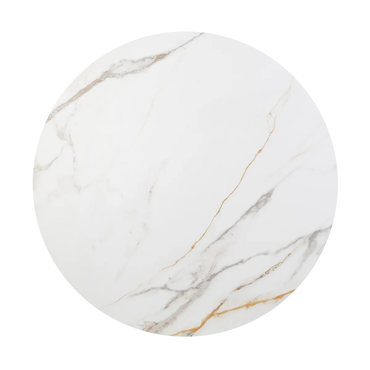 EnduraStone White Marbled Restaurant Table Top In-Outdoor