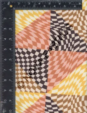 GEOMETRIC SWIRL ON DBP / DTY BRUSHED [NFG22111B-009]