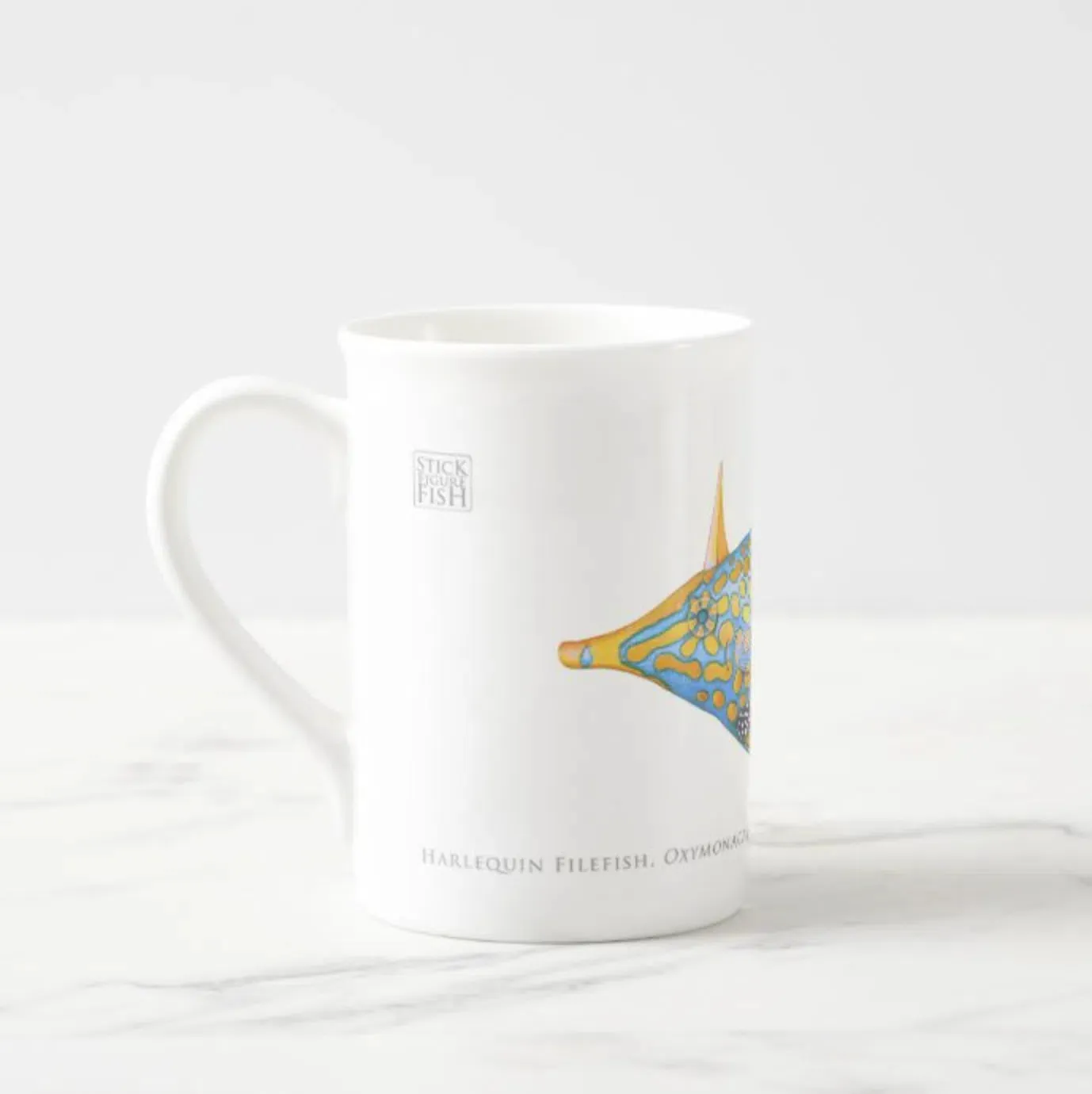 Harlequin Filefish - Fine Bone China Mug