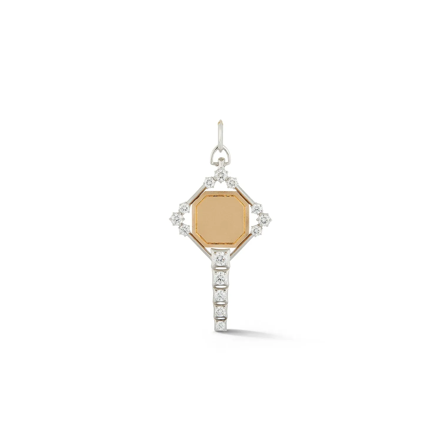 Harlow Two-Tone Key Charm