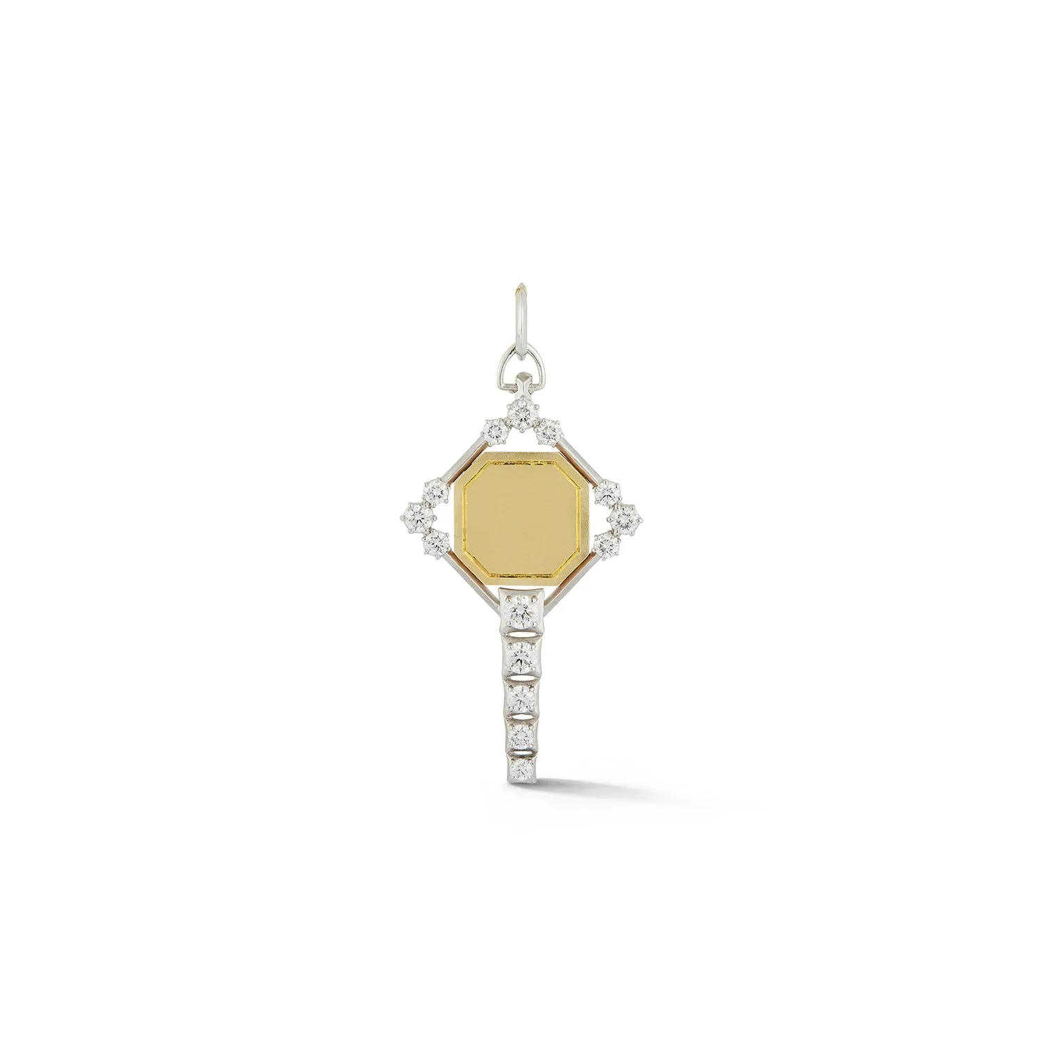 Harlow Two-Tone Key Charm