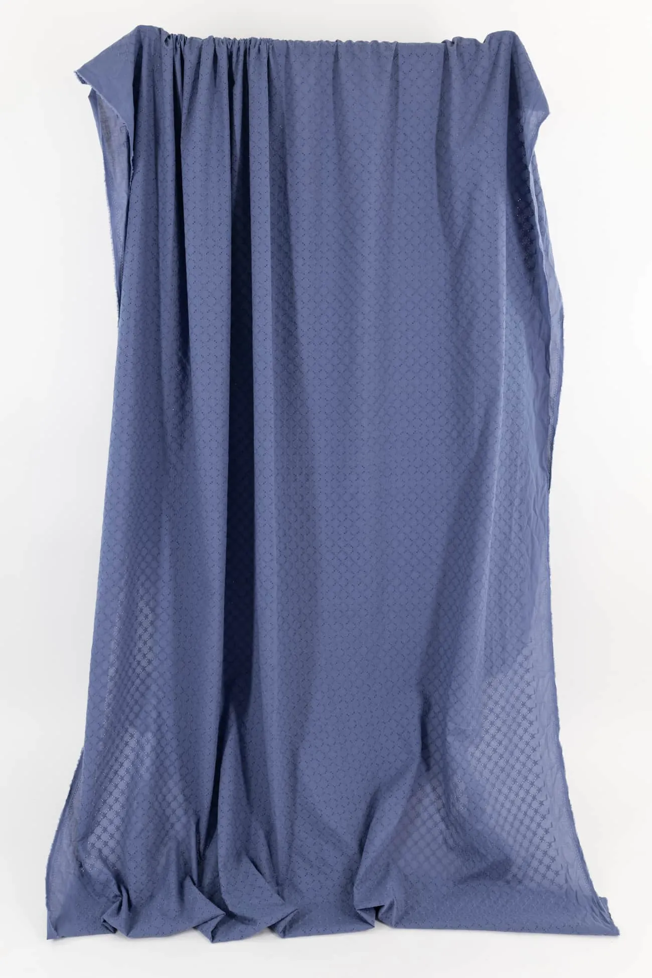 Heliotrope Cotton Eyelet Woven