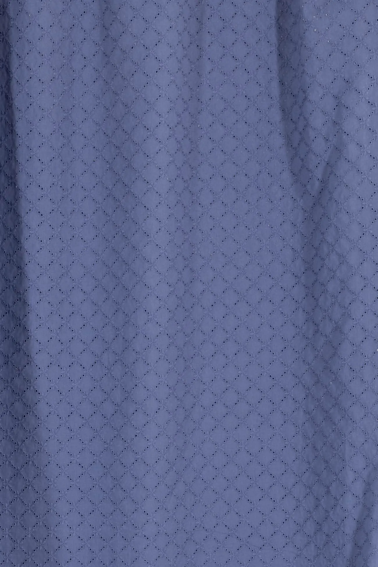 Heliotrope Cotton Eyelet Woven