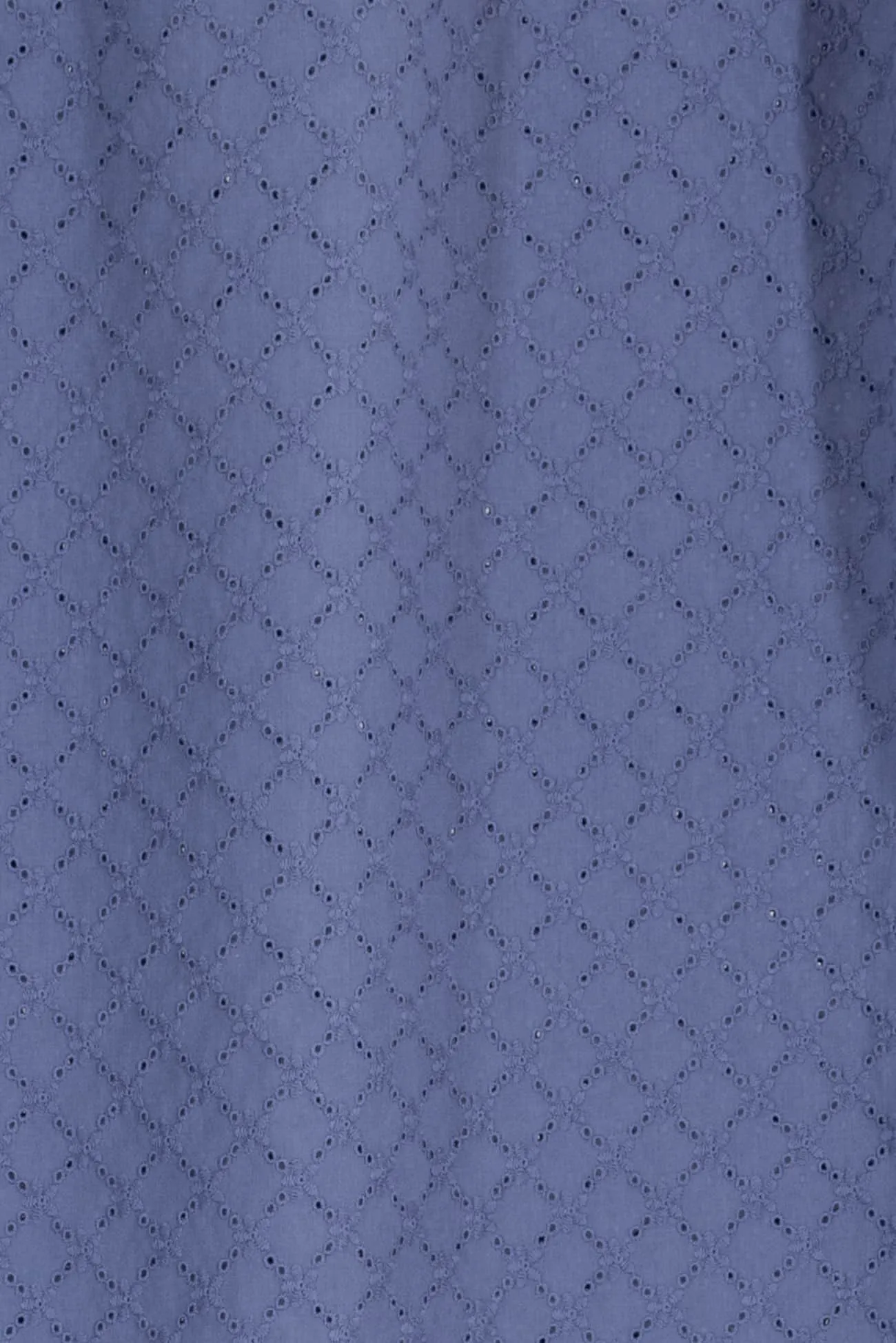 Heliotrope Cotton Eyelet Woven