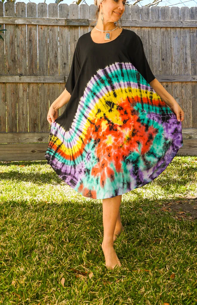 Hippie Gypsy Hand Dyed Hippie Dress