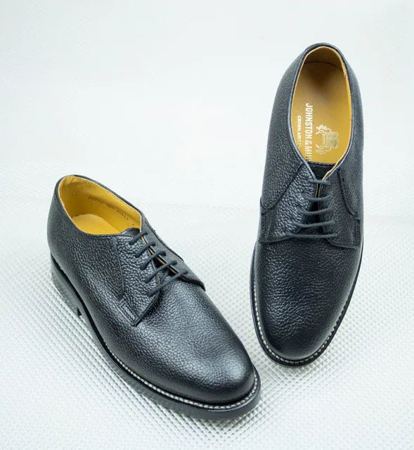 Johnston & Murphy Pebble Grain Leather Black