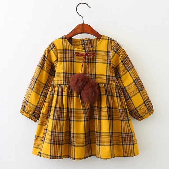 Kids Girls Dress cartoon Long sleeve princess dress fashion kids dresses children's clothing