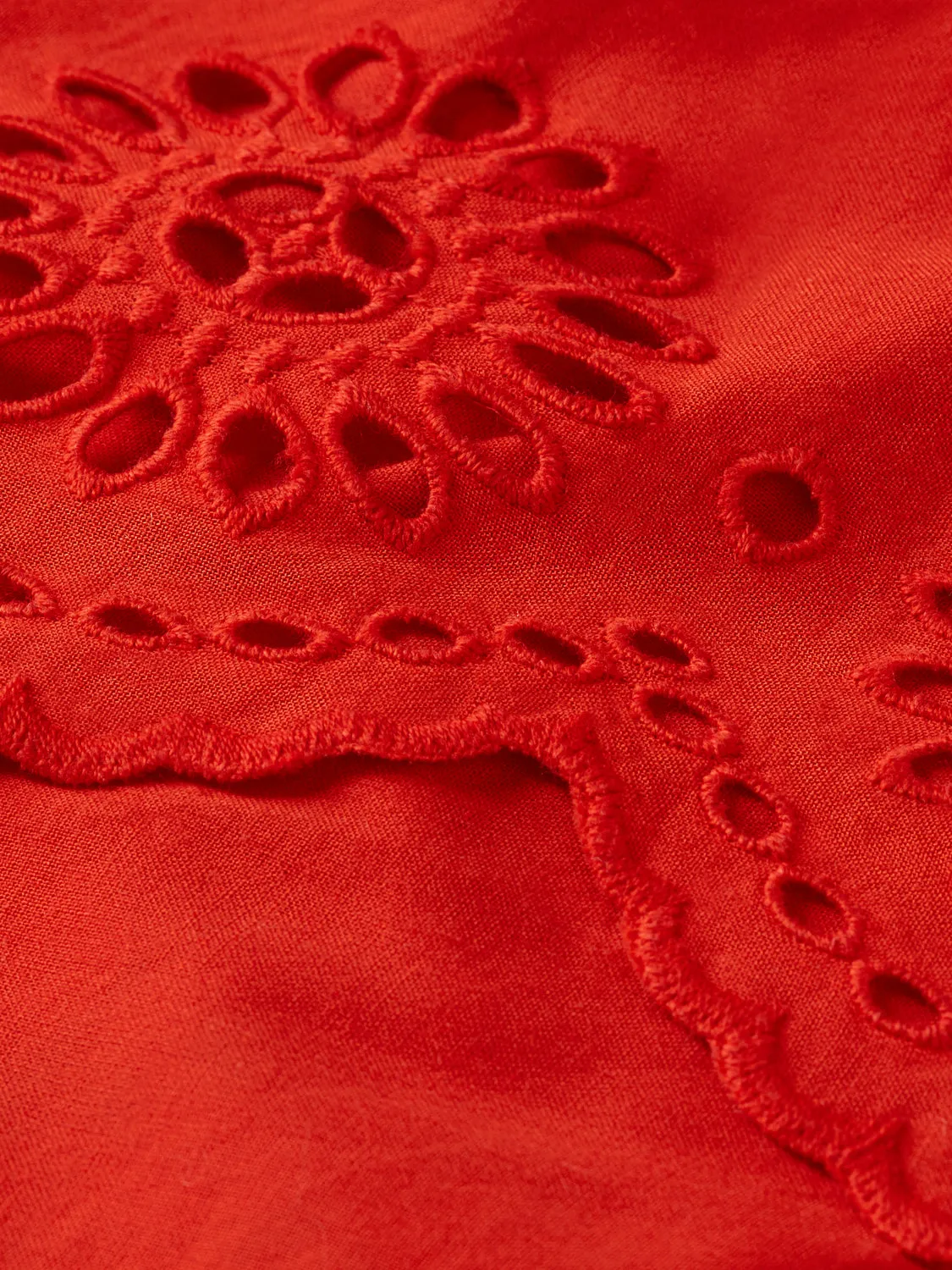 Kids - Tiered broderie anglaise skirt