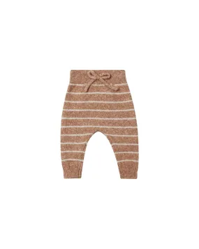 Knit Pant || Cinnamon Stripe