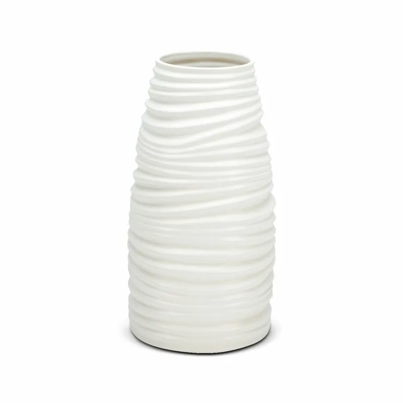 Lesaint Decorative White Ceramic Floor Vase