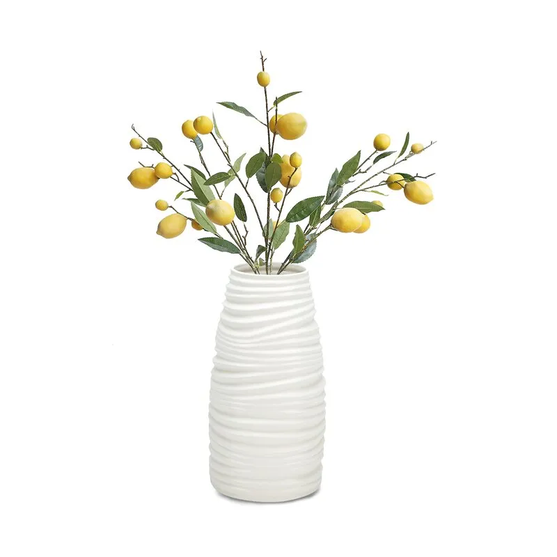 Lesaint Decorative White Ceramic Floor Vase