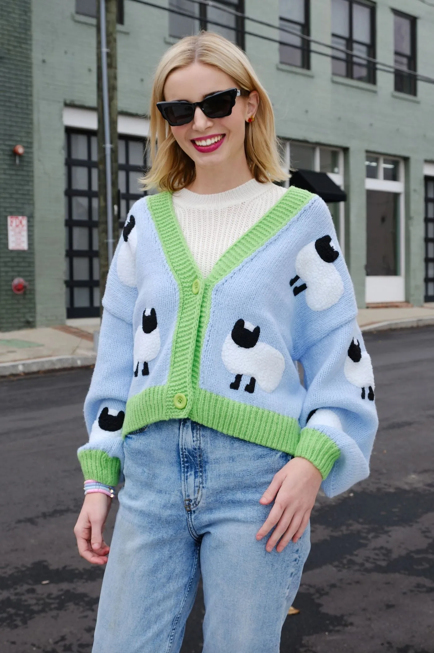 Little Lamb Puff Cardigan