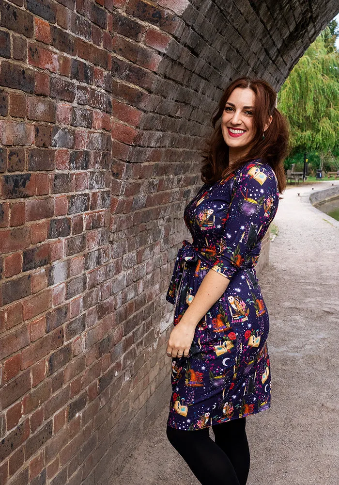 Magic Mystical Owl Print Dress