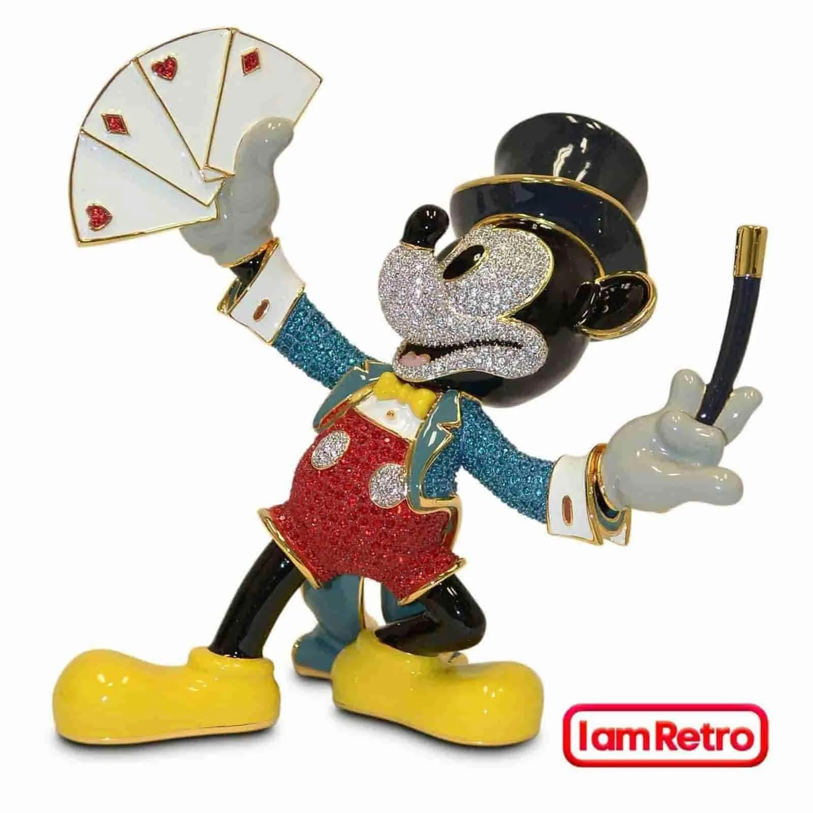 Magician Mickey Mouse Figurine by Arribas Brothers x Disney with Swarovski® crystals