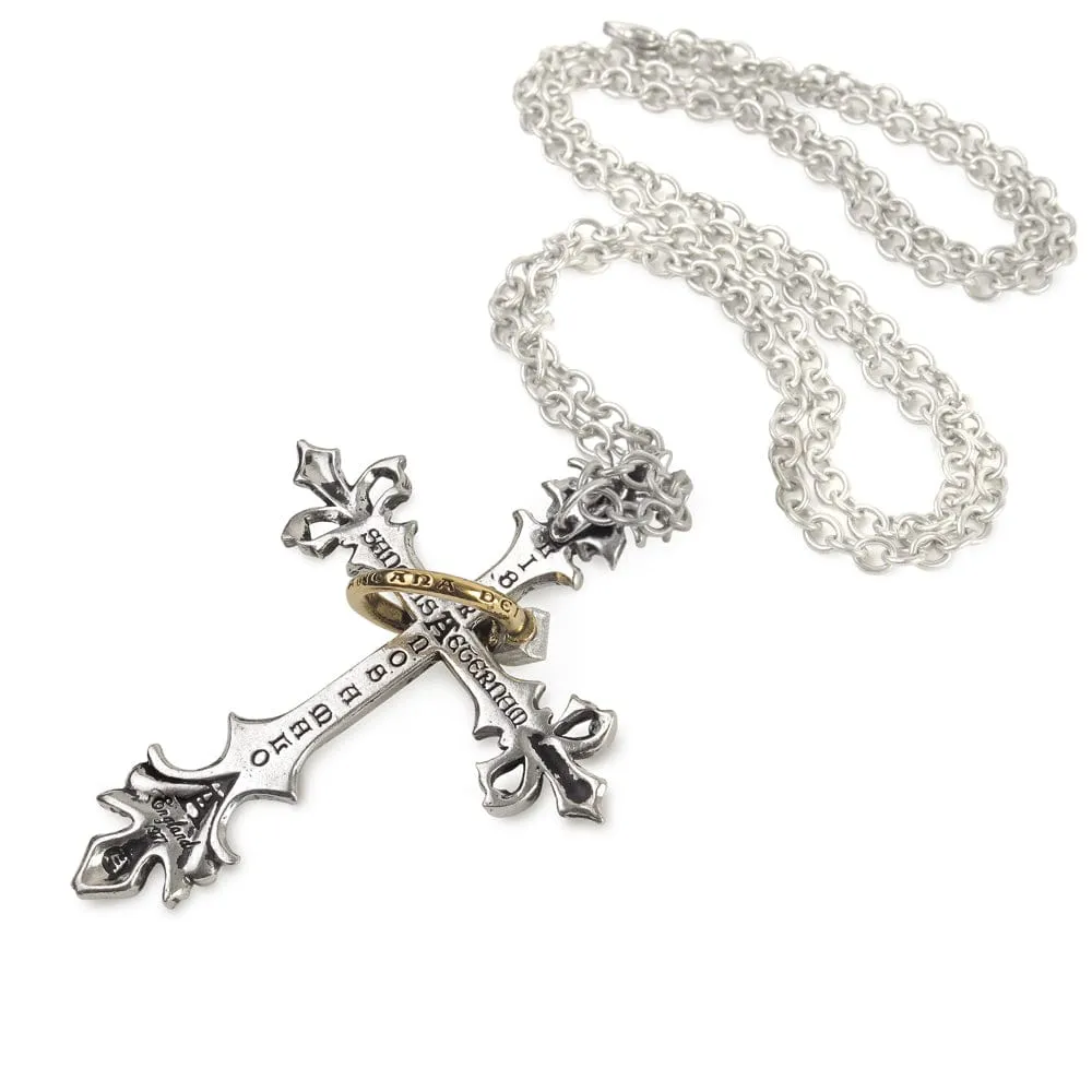 Maryam Theotokos Ring Cross Pendant