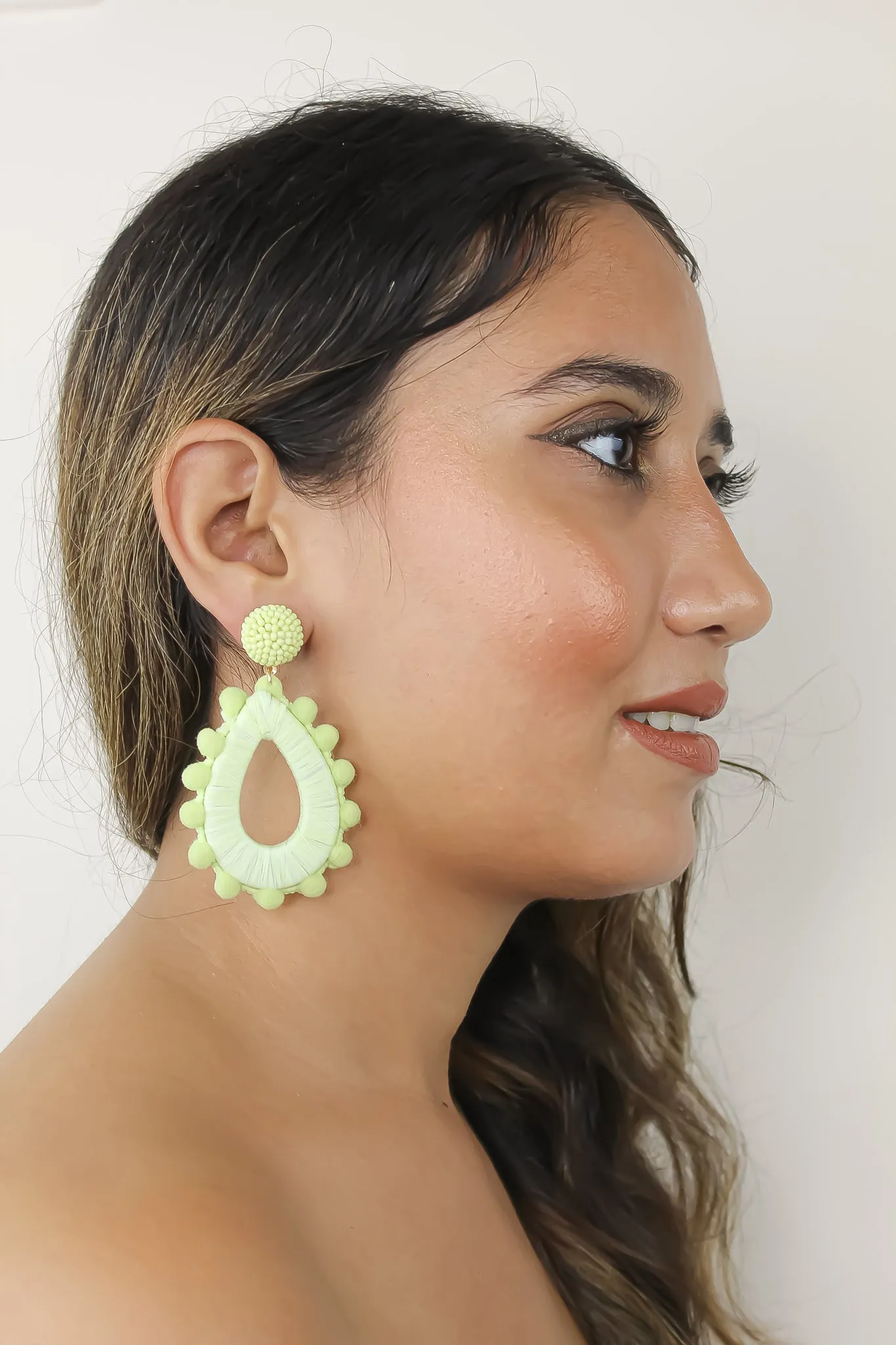 Mayari Lime Earrings