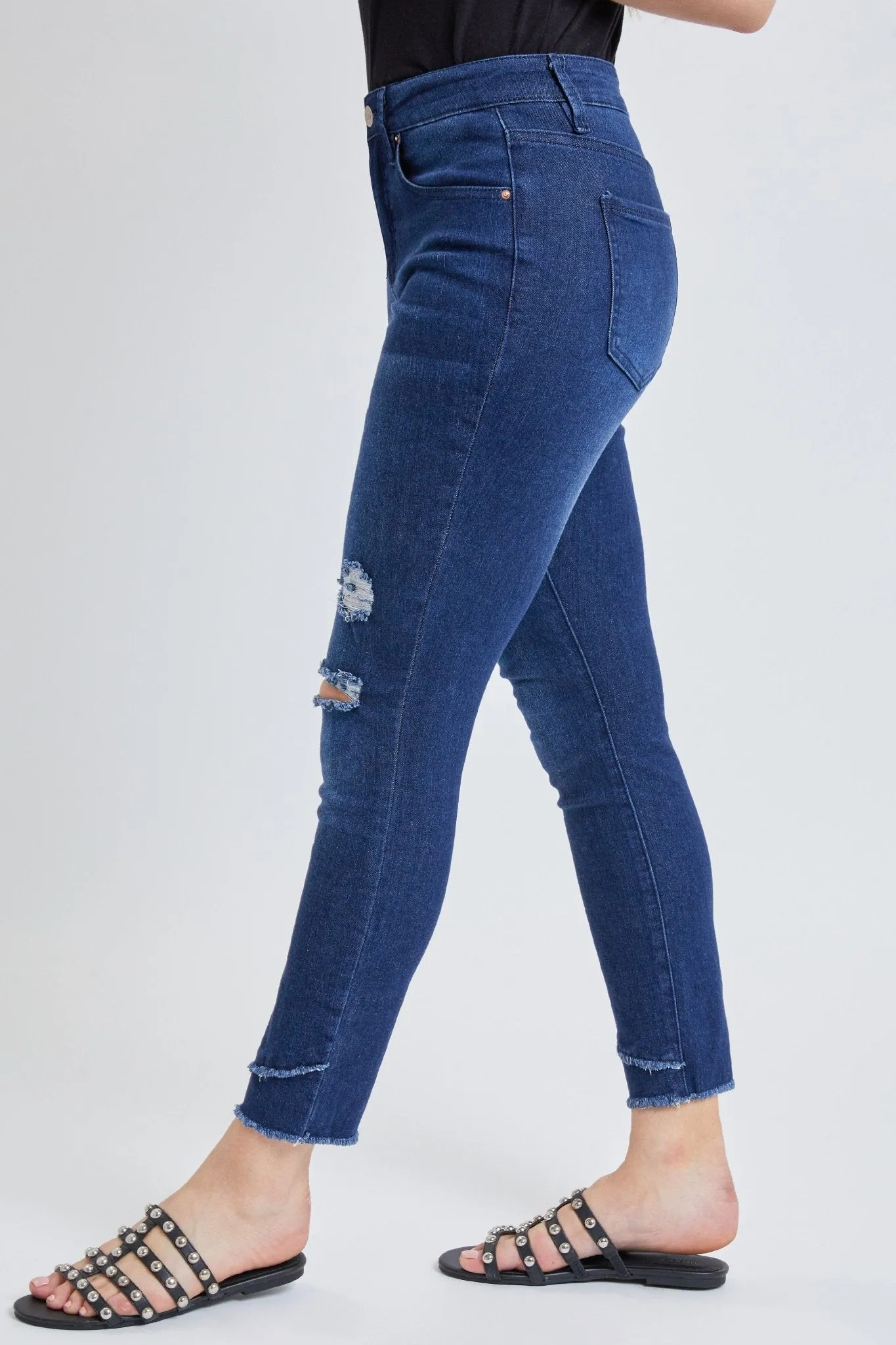 Missy Skinny Ankle Jean With Double Frayed Hem Made With Recycled Fabric , Pack Of 12