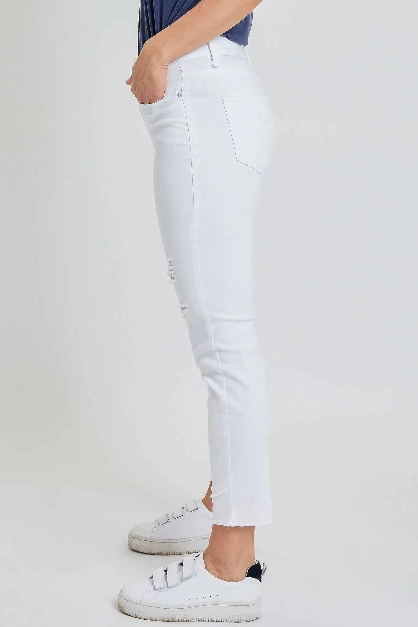 Missy Skinny Ankle Jean With Double Frayed Hem Made With Recycled Fabric , Pack Of 12