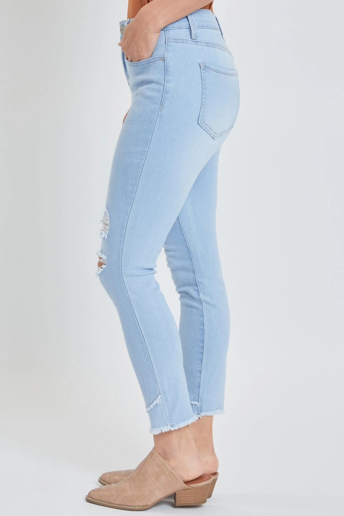 Missy Skinny Ankle Jean With Double Frayed Hem Made With Recycled Fabric , Pack Of 12