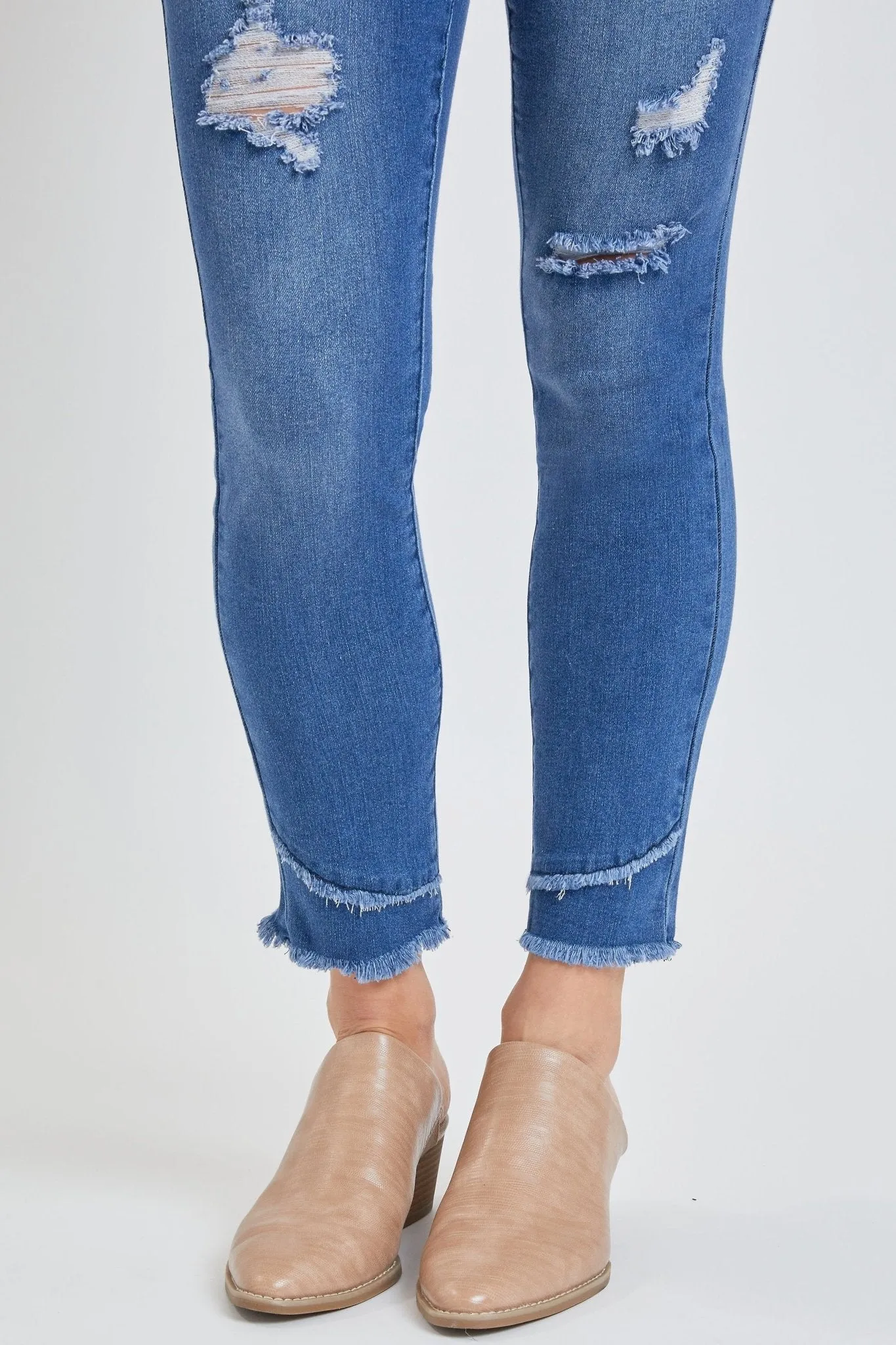 Missy Skinny Ankle Jean With Double Frayed Hem Made With Recycled Fabric , Pack Of 12
