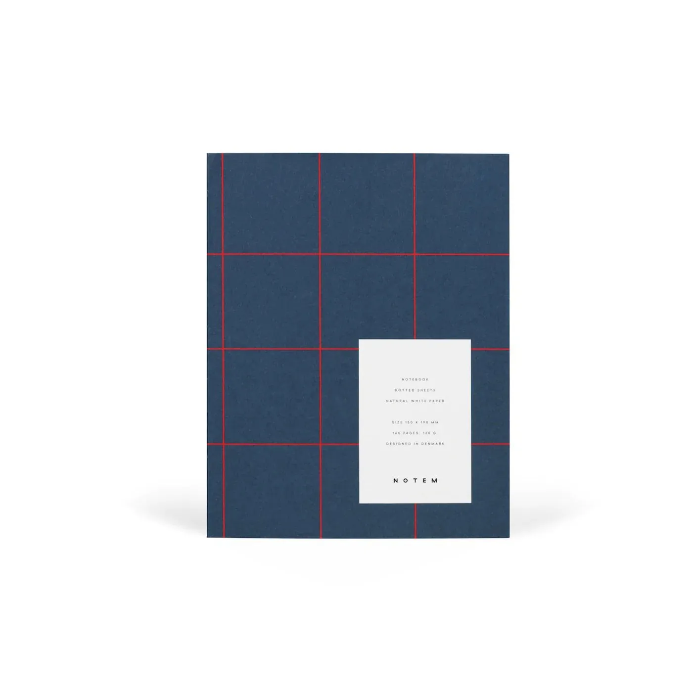 Notem UMA Flat Lay Notebook - Medium, Dark Blue, Dot Grid
