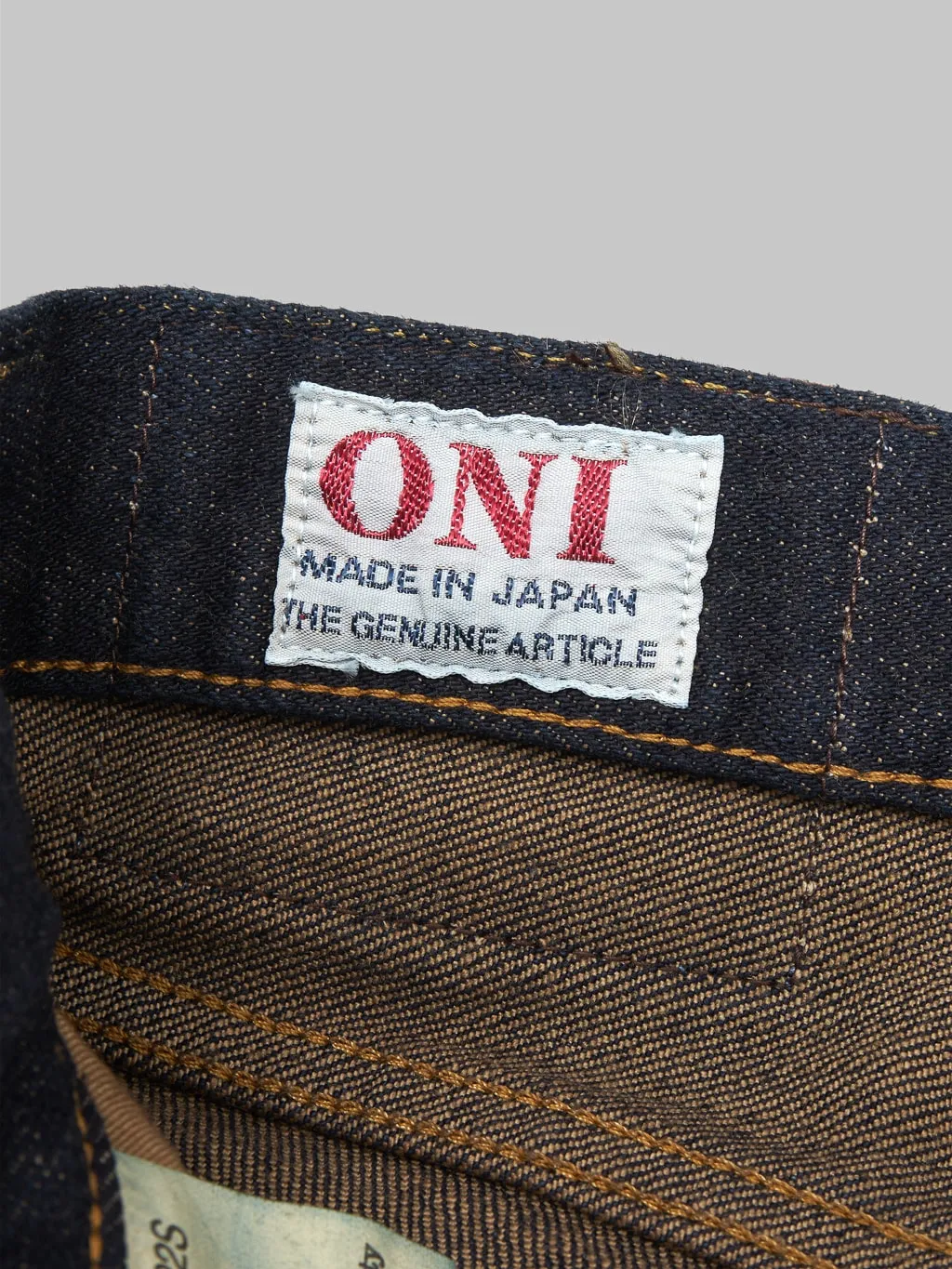 ONI Denim 122S-MOCA "Mocha Weft" 15oz Stretch Relax Tapered Jeans