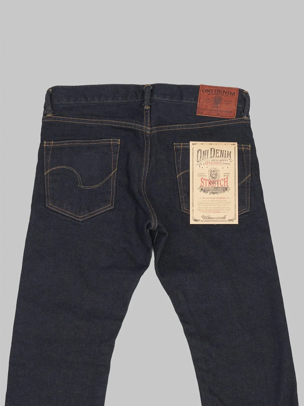 ONI Denim 122S-MOCA "Mocha Weft" 15oz Stretch Relax Tapered Jeans