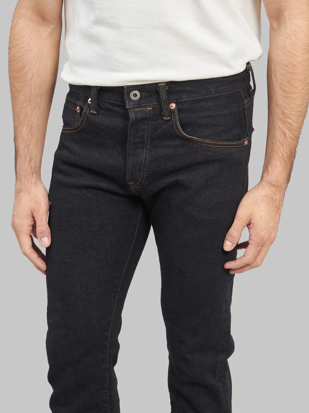 ONI Denim 122S-MOCA "Mocha Weft" 15oz Stretch Relax Tapered Jeans