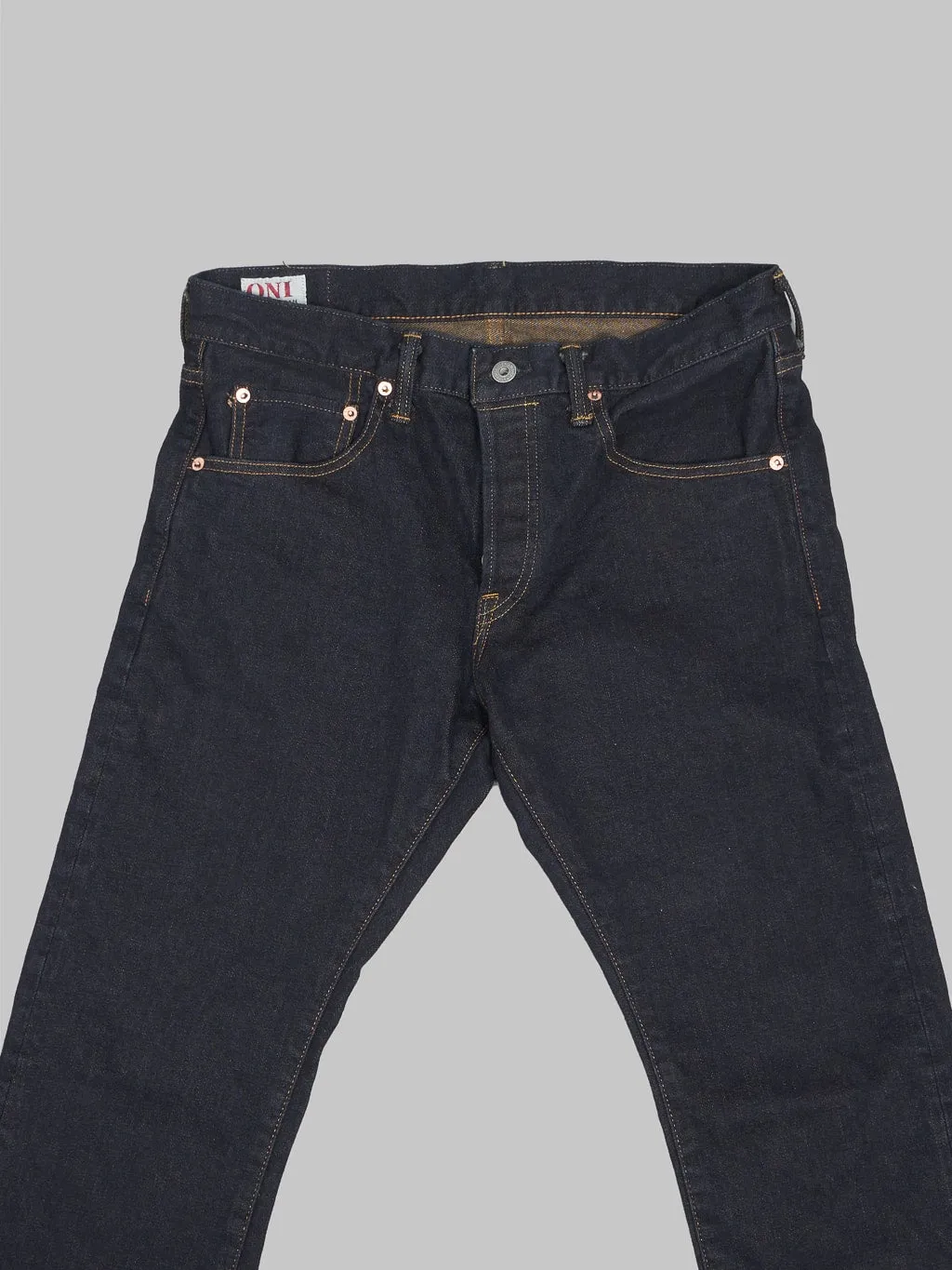 ONI Denim 122S-MOCA "Mocha Weft" 15oz Stretch Relax Tapered Jeans