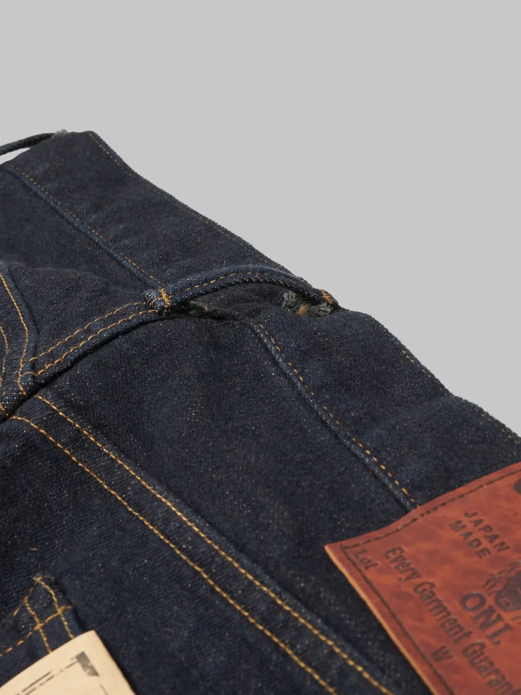 ONI Denim 122S-MOCA "Mocha Weft" 15oz Stretch Relax Tapered Jeans