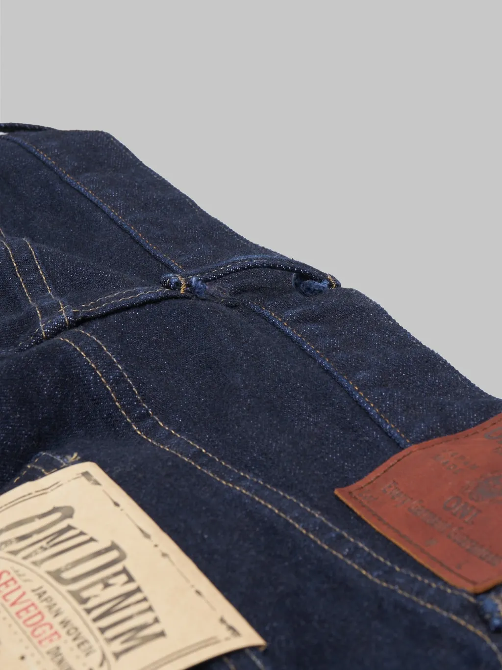 ONI Denim 122S-VIOLET "Violet Weft" 15oz Stretch Relax Tapered Jeans