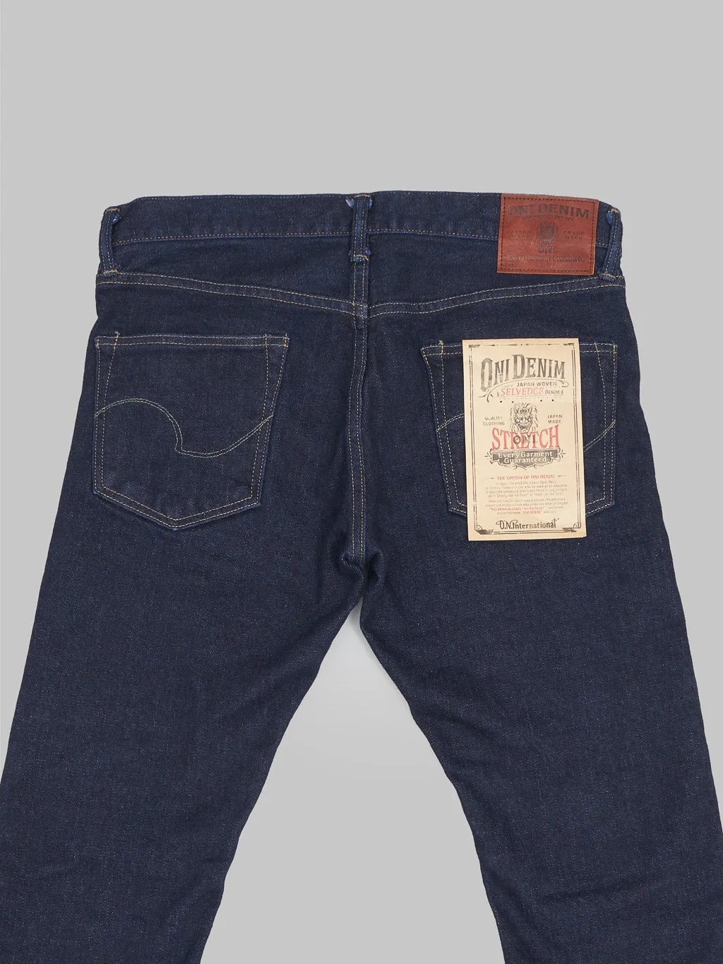 ONI Denim 122S-VIOLET "Violet Weft" 15oz Stretch Relax Tapered Jeans