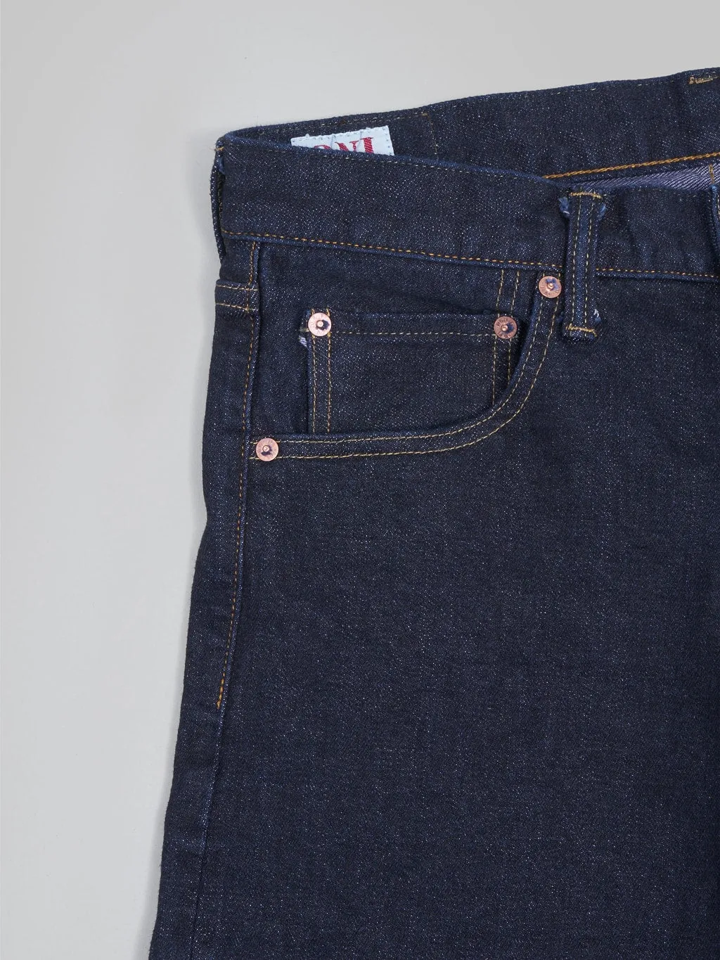 ONI Denim 122S-VIOLET "Violet Weft" 15oz Stretch Relax Tapered Jeans