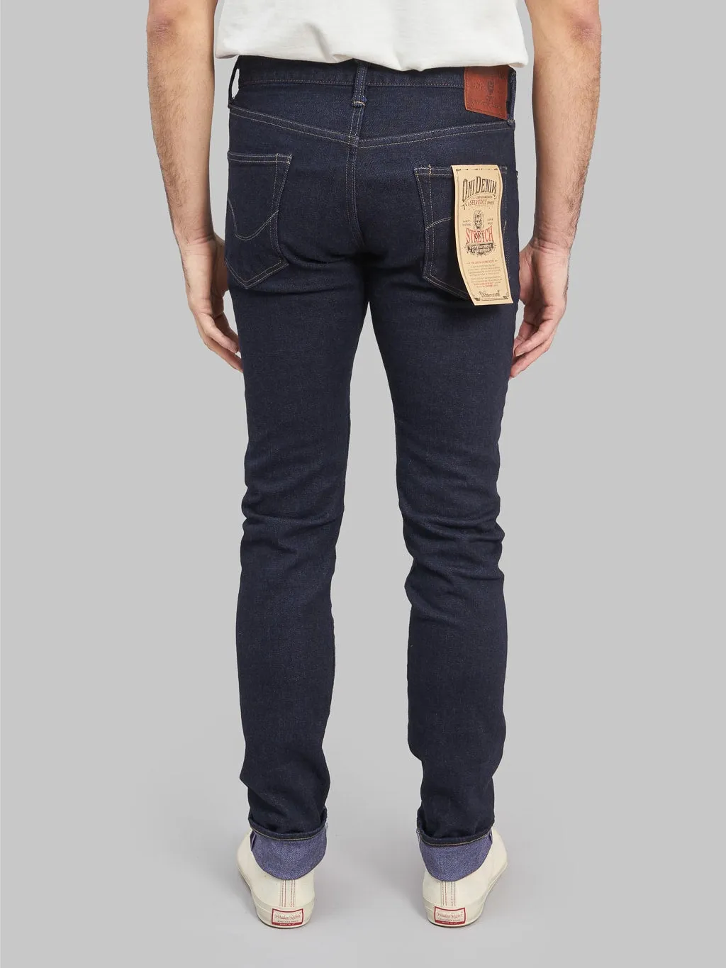 ONI Denim 122S-VIOLET "Violet Weft" 15oz Stretch Relax Tapered Jeans