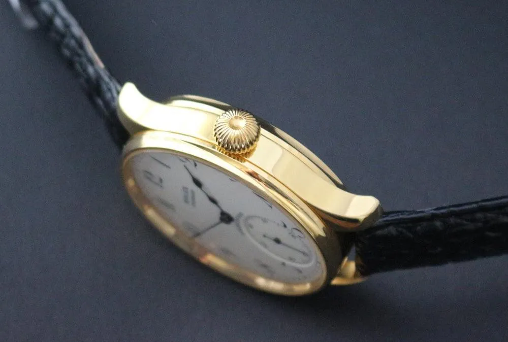 Rolex Pocket Watch Custom Wristwatch White Dial 1930s