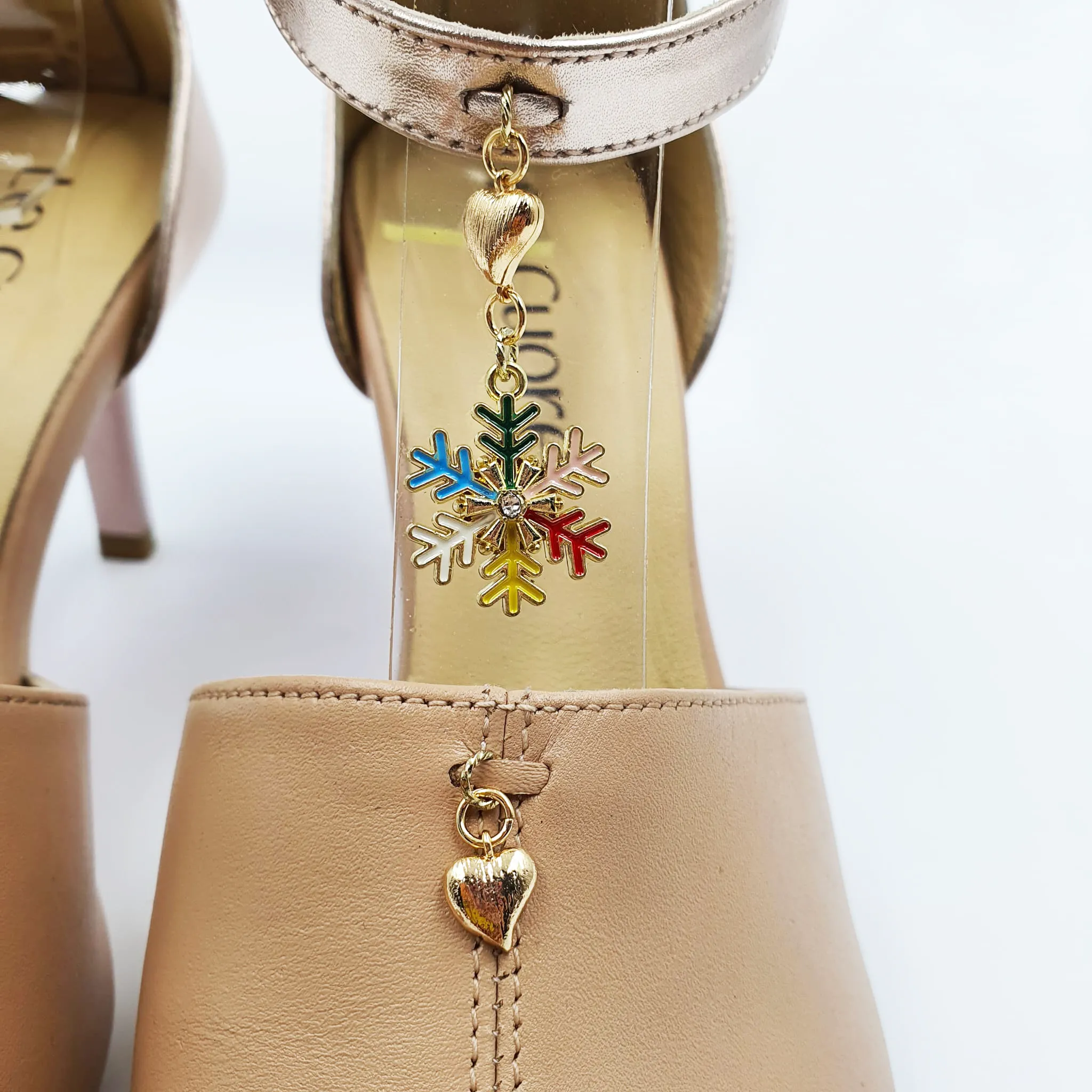 Shoeful Xmas Charms - Rainbow Snowflake